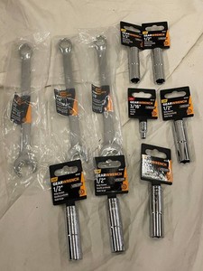 GearWrench Combination Wrenches & Deep Sockets (Lot of 10)