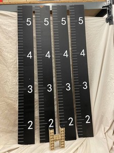 Decorative Wood-Look Letter H Sign