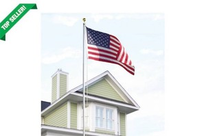 $130 Valley Forge Flag 20 Aluminum American Flag Kit