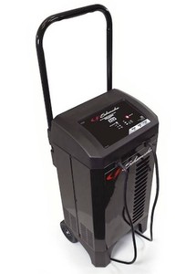 $159 Portable 200 Amp Wheeled Multi Stage Automotive Battery Charger Jump Starter