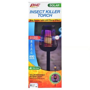 PIC Solar Torch Outdoor Bug Zapper