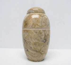 Heavy Onyx  Stone Jar wLid