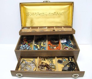 Jewelry Box Full of Vintage &amp Modern Jewelry #1