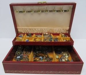 Vintage Jewelry Box Full of Vintage Jewelry #2