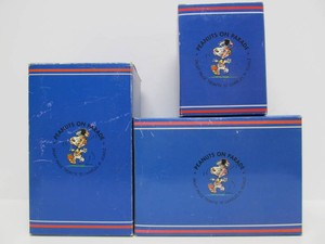 Lot of 3 Mint IN Box PEANUTS Figurines by Westland - All Hand Signed by Designer