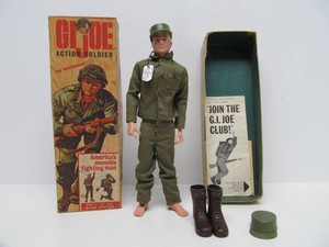 Great Condition Original Vintage 1960s era GI JOE Action Figure wOriginal Box