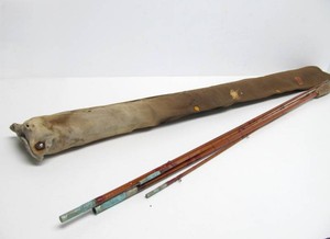 2 Antique Fishing Rods wCases