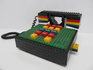 Retro Vintage 80s era Tyco LEGO Telephone
