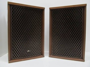 Nice Pair of Quality Working SANSUI Model SP-1700 Lattice Front Speakers