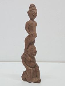 Vintage Carved African Ancestor Totem Sculpture