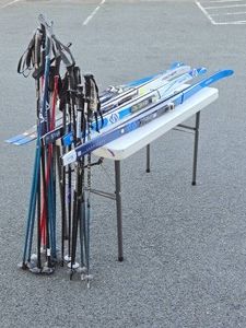 Great Estate Lot of Good Cross Country Skis &amp Poles