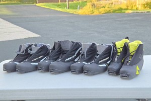 Good Estate Lot of Cross Country Ski Boots - See Picture for Sizes