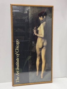 Framed Vintage Art Institute of Chicago Poster&nbsp