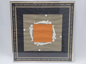 Mid Century 1967 Lithograph Exhibition Poster - Ernest Trova