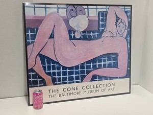 Unframed Vintage THE CONE COLLECTION Exhibition Poster wMatisse Artwork