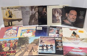 Group of Vintage Vinyl Records