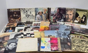 Lot of Assorted Vintage Vinyl Records #1 - Mostly Rock &amp Pop