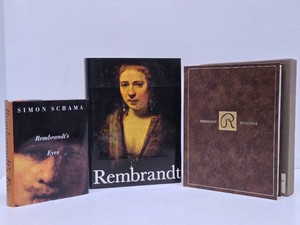 3 Large Hardcover Coffee Table Books on Rembrandt
