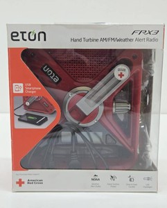 Brand New ETON Model FRX3 Hand Turbine Weather Alert Radio