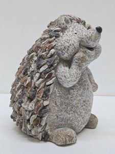 Very Cute Stone Hedgehog Garden Statue