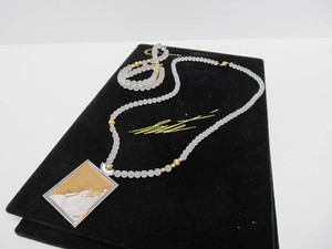 Fantastic Genuine 14K &amp Sterling Silver ERTE Aphrodite Large Pendant Necklace #1
