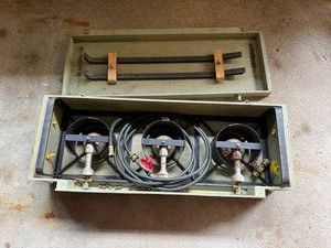 Gas Patio Heater Burner Assembly With Cover