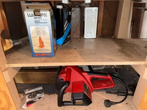 Power Tools Mixed Lot Craftsman Chain Saw, Bushwacker, Hein-Werner