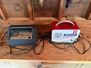 Battery Chargers - Traveller Heavy Duty & Automatic 102 Amp (Lot of 2)