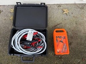 Jumper Cables & Great Neck Screwdriver Socket Set Mixed Lot