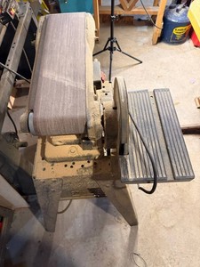 Sanding Station - Sears Craftsman 113.225831 Belt Disc Sander