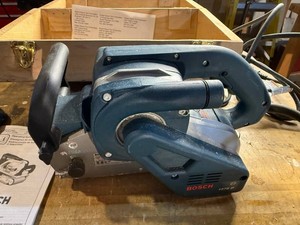 Belt Sander Bosch 1276 D With Case, Dust Bag & Manual