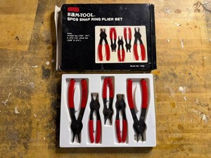 Snap Ring Pliers - Ram Tool 5-Piece Set Model 1588