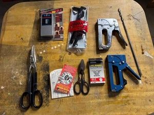 Hand Tools Mixed Lot Zircon StudSensor II Craftsman Riveter Surebonder Staplers