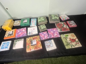 Holiday Paper Napkins Mixed Lot