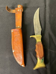 Vintage Hunting Knife Olsen Knife Co Original Buffalo Skinner