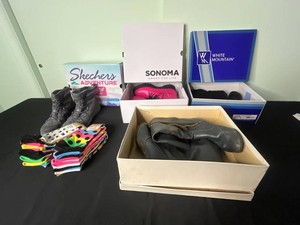 Womens Boots & Socks Mixed Lot - White Mountain, Sonoma, Skechers