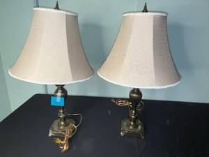 Table Lamps - Vintage Rembrandt Pair With Shades