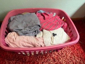 Womens Clothing Mixed Lot - 90 Degree by Reflex, Rafaella, Croft & Barrow, Kuhl in Laundry Basket