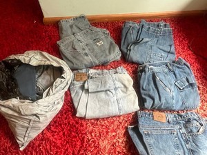 Vintage Jeans - Lee Dungarees & Wrangler Rugged Wear Mixed Lot