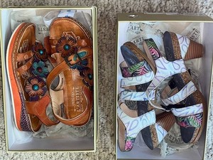 Womens Sandals Mixed Lot - Artiste Bon Jos GOODIE-CA BAKIKI-NM - sz 6 - 7