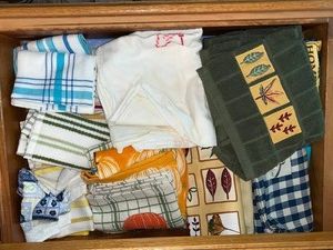 Kitchen Towels Assorted Patterned Mixed Lot