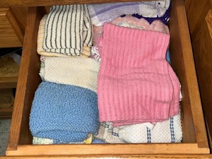 Crocheted Dish Cloths & Pot Holders Mixed Lot