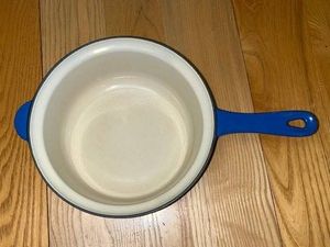Le Creuset Enameled Cast Iron Skillet - Blue
