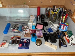 Office Supply & Utility Mixed Lot - Rayovac, Craftsman, Masterforce & Sunbeam