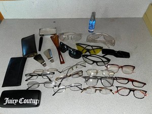 Eyeglasses & Sunglasses Mixed Lot - Juicy Couture Themed Case