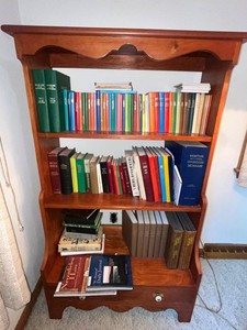Bookshelf With Books & Contents
