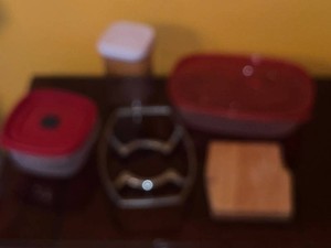 Kitchen Storage Containers & Rack Set
