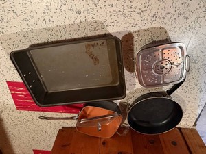 Cookware Set Mixed Pans, Roasting Pan & Steamer Basket