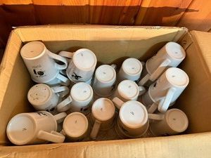 Novelty Coffee Mugs Wine & Dine at 9 GRRR 8