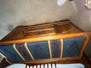 Cedar Chest w Wool Sweaters & Blankets Mixed Lot